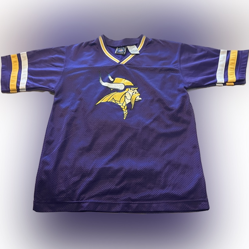 NFL Pro Stuff Vintage Minnesota Vikings Football Jersey Youth Size Large (14-16)